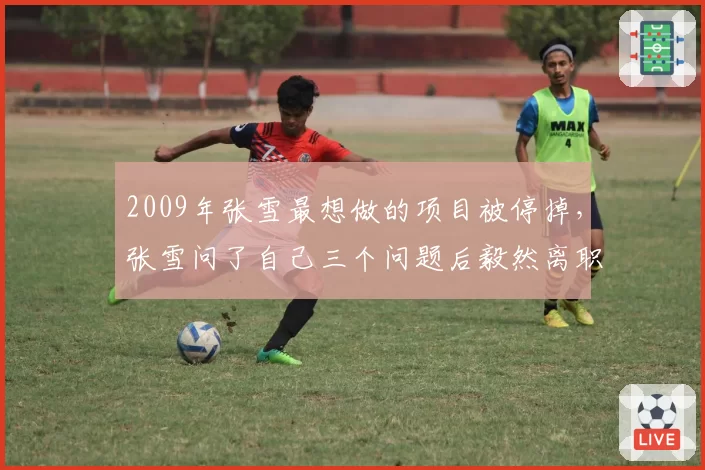 2009年张雪最想做的项目被停掉,张雪问了自己三个问题后毅然离职